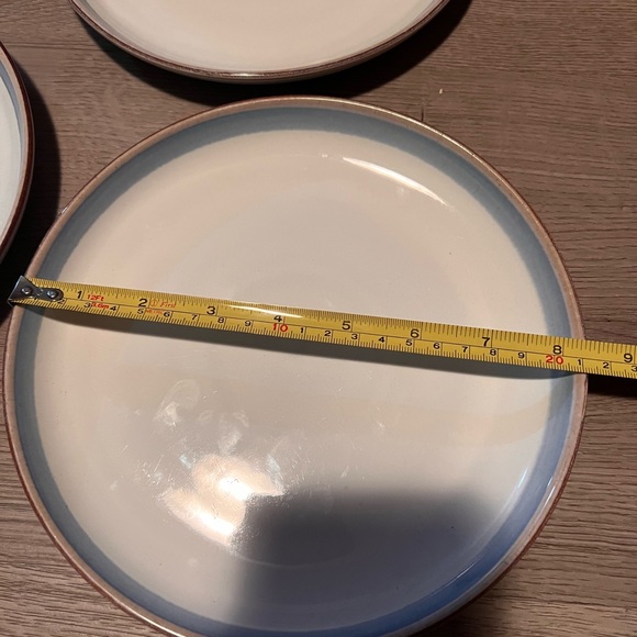 Set Of 3 Denby Blue salad plate 8 7/8" - Picture 4 of 7